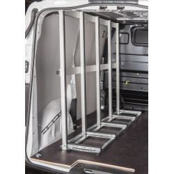 Porte-verre intérieur RENAULT Trafic III L1H1 en acier Côté installation-Côté passager longueur_passager-Longueur réduite (porte latérale accessible) finition_pvi-sans trottoir