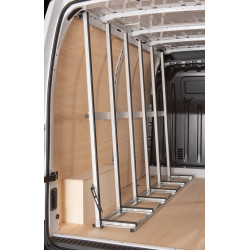 Porte-verre intérieur IVECO Daily H2-3520L 12M3 en acier Côté installation-Côté chauffeur finition_pvi-sans trottoir
