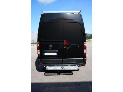 Marchepied arrière de ferrure relevable sans radar de recul 1200x200 OPEL Movano L1H1