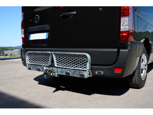 Marchepied arrière de ferrure relevable avec radar de recul 1200x200 OPEL Movano L3H3