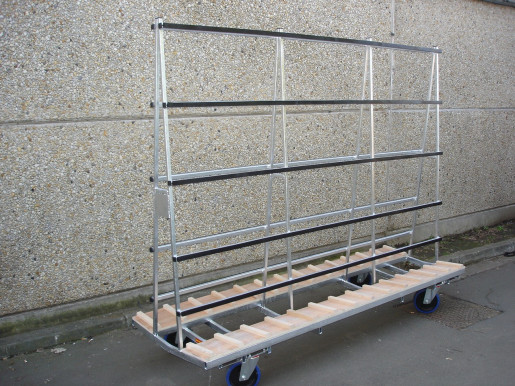 chariot porte verres