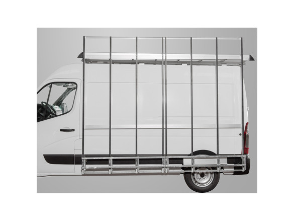 Porte Verre extérieur Nissan NV400 Interstar L3H2 2024 en aluminium
