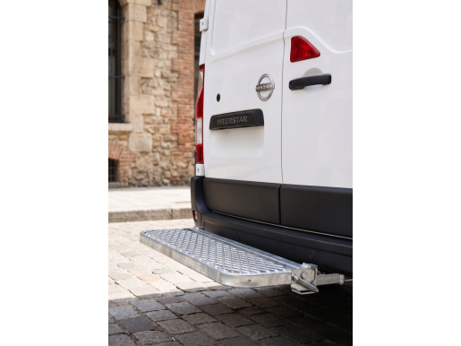 Marchepied arrière relevable sans attelage avec radar de recul 1200x200 NISSAN NV 400 III INTERSTAR L1H1 1