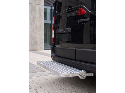 Marchepied arrière relevable sans attelage avec radar de recul 1200x200 RENAULT Master III L2H3