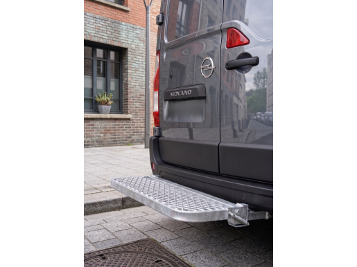 Marchepied arrière relevable sans attelage avec radar de recul 1200x200 OPEL Movano III L3H2 traction