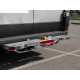 miniature Marchepied arrière de ferrure 1400x175 avec partie centrale escamotable (4 trous) NISSAN NV 400 III INTERSTAR L1H1 1