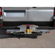 miniature Marchepied arrière de ferrure 1400x175 avec partie centrale escamotable (4 trous) NISSAN NV 400 III INTERSTAR L1H1 2