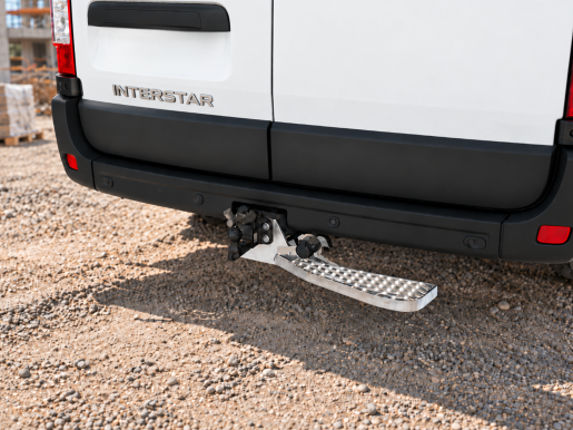 Marchepied arrière fixe de ferrure d'attelage 680X165 DROITE NISSAN NV 400 III INTERSTAR L2H2