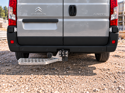 Marchepied arrière fixe de ferrure d'attelage 680X165 GAUCHE Citroën Jumper L4H3