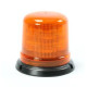 miniature Gyrophare B14 - 10 LEDS - 11  Flash prog -  montage 3 points - ORANGE - à cabler 1