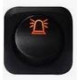 miniature Interrupteur lumineux - 12 V 25A - 2 positions avec symbole Gyrophare 1