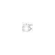 miniature Crochet d'attelage jaune. Entraxe 90X50 - 4 trous Dia.17mm 1